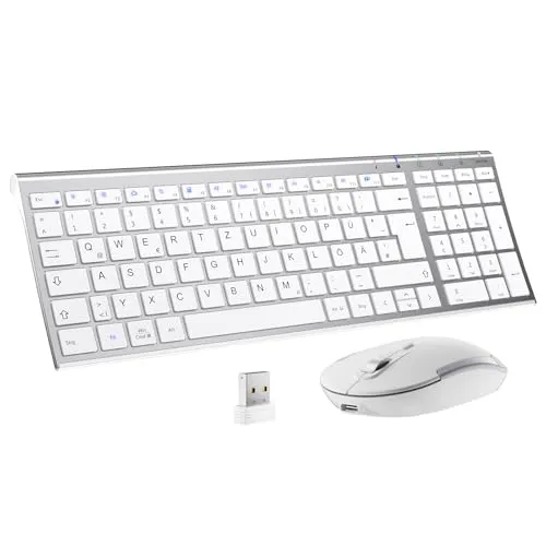 iClever Kabelloses Tastatur Maus Set