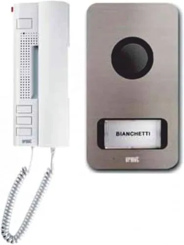 2-DRAHT-EINFAMILIEN-AUDIO-KIT MIT UTOPIA-SPRECHSTELLE - Haus-Alarmanlagen, modernes Audio-Überwachungssystem mit Zoom-Funktion für klare Kommunikation und Sicherheit in Ihrem Zuhause.