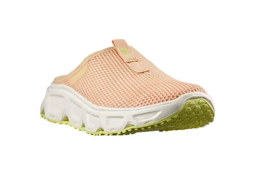 SALOMON REELAX SLIDE 6.0 W - Damen Freizeitschuhe in Orange - Bequeme Salomon Reelax Slide 6.0 W Damen Pantoffeln, ideal für entspannte Tage. Mit rutschfester Sohle und leichtem Design für hohen Tragekomfort.