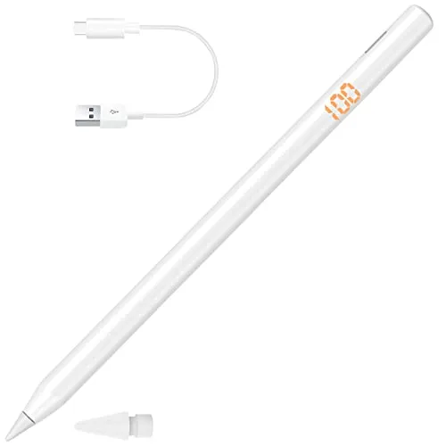 Callstel Pen: Aktiver Touchscreen-Eingabestift für iPad Air/mini/Pro, Palm Rejection (Touch Pen, Eingabe Stifte, Kugelschreiber)