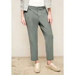 STREET ONE STUDIO Chinohose Middle Waist grün 44