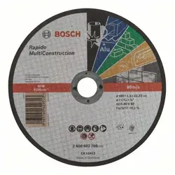 Bosch Trennscheibe ger. Rapido Multi Construction. Für gr. Winkelschleifer