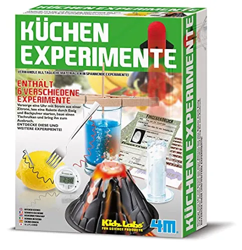 Kidz Labs - Küchen Experimente - Experimentierkasten 4M - Chemie Physik Set