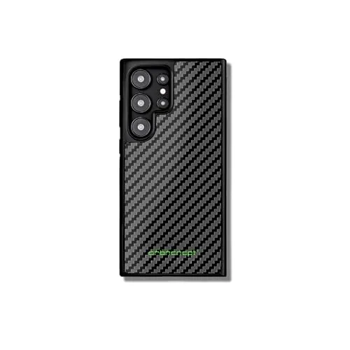 CRBNCNCPT® Carbon Fiber Samsung Galaxy S23 S24 Ultra Plus Case - Schutzhülle - Handyhülle | Kompatibel mit Magnet | Hardcover - Cover - Schwarz - Herren (Samsung Galaxy S24)