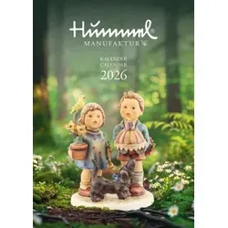 Hummel Kalender 2026 - Kunstkalender mit bezaubernden Hummel-Motiven, perfekt für Kunstliebhaber und als dekorative Wandgestaltung.