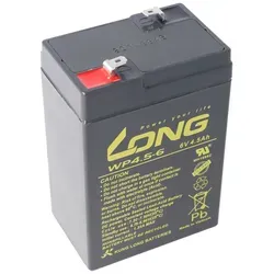 Kung Long WP4.5-6 Blei Akku 6 Volt 4,5Ah mit Faston 4,8mm Steckkontakt Abmessungen LxBxH 70x47x101mm