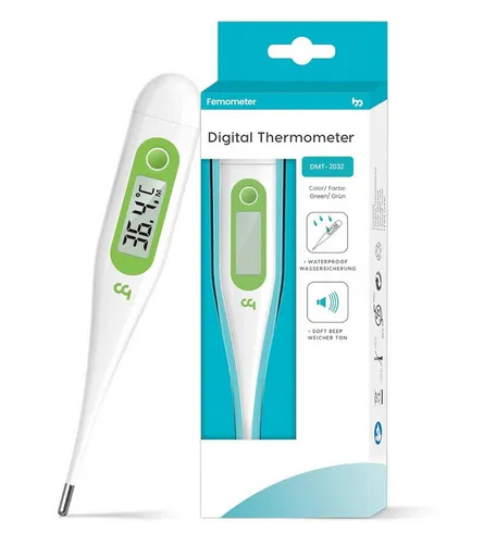 UE Stock Fieberthermometer 2 St. Digitales Kinder Erwachsene Fieberthermometer Achselthermometer, genaue Messung mit hoher Präzision