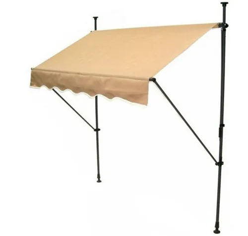 Klemmmarkise 150cm mit Handkurbel