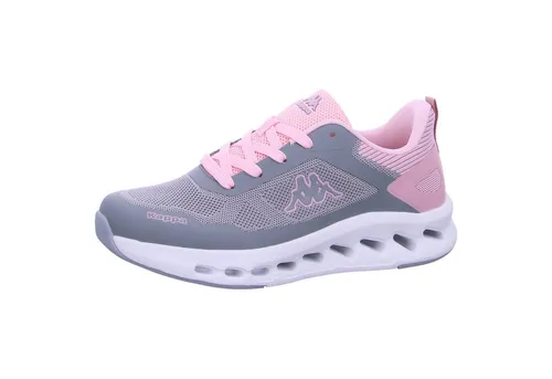 Kappa DOMINIKA Sneaker grau 37 EU - Sportlich & bequem - Sportliche Sneaker in Größe 37 mit praktischem Klettverschluss. Ideal für den Alltag, mit leicht profiliertem Gummi-Laufsohlenmaterial für optimalen Komfort.