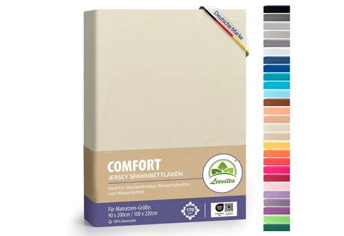 Bettlaken Weiß von Leevitex