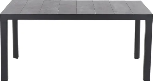 Siena Garden Silva Tisch 160x90cm - Anthrazit für stilvolle Outdoor-Momente - Gartentisch aus robustem Aluminium mit kratzfester HPL-Oberfläche, ideal für gesellige Mahlzeiten im Freien und pflegeleicht.