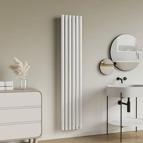 Flachheizkörper Nore 180x36cm - Designheizkörper für stilvolle Wärme - Heizkörper für Wohnzimmer, Küche, Bad und Schlafzimmer mit 707W Wärmeleistung und platzsparendem Design. TÜV-zertifiziert für höchste Qualität und Sicherheit.