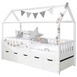 Mid.you Hausbett Ticaa 953746 Traumhaus, Weiß