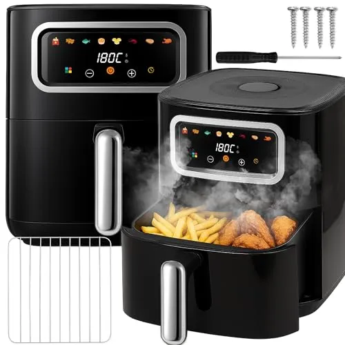 Retoo Heißluftfritteuse 5L mit Touchscreen – Multifunktionaler 8-in-1 Airfryer