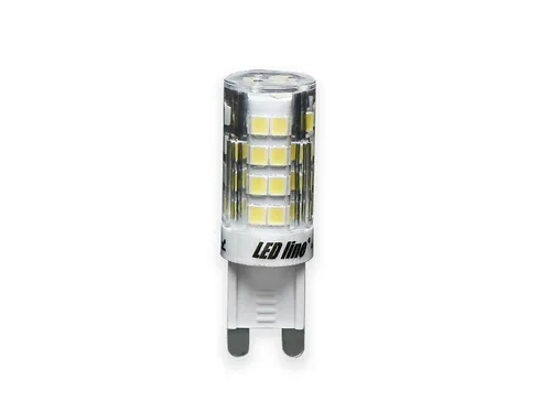 LED-Line G9 LED Leuchtmittel 4W 6000K Kaltweiß, 10er Set - Energieeffiziente G9 LED Lampe mit 350 Lumen, ideal für helles Licht ohne Verzögerung. Hohe Lebensdauer von 30.000 Stunden und flackerfreies Licht für angenehme Beleuchtung.