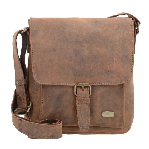 Harold's Umhängetasche Antic aus echtem Rindsleder - Umhängetasche aus hochwertigem Rindsleder mit geräumigem Hauptfach und verstellbarem Schulterriemen für optimalen Tragekomfort.