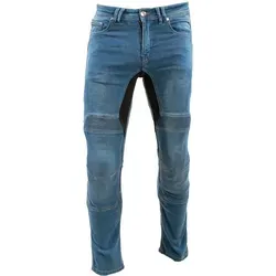 MUGENRACE Rocket Motorrad Jeans, Größe 36 für Männer - Hochwertige Motorradjeans aus robustem Denim mit verstärkten Aramid-Stretcheinsätzen im Gesäßbereich. Ideal für den Alltag und den Einsatz auf dem Motorrad. Sicher und stylisch unterwegs!