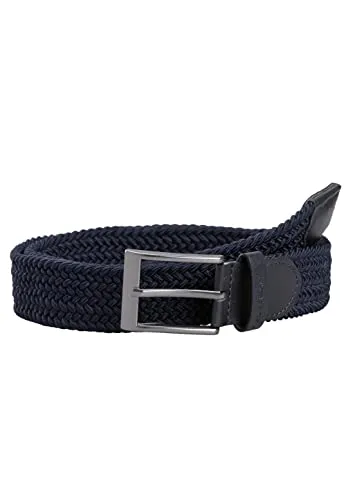 Redbridge Geflochtener Gürtel Elastisch Flexibel verstellbar Unisex Stretchgürtel Blau 105