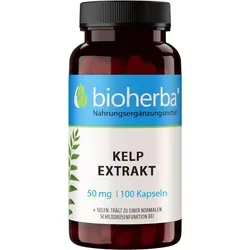 Kelp Extrakt 50 mg 100 Kapseln PZN 20013737