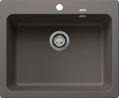 BLANCO NAYA 6 Granitspüle | SILGRANIT vulkangrau - Sanitäranlagen & Zubehör – Großes Beckenvolumen für optimale Nutzung, reinigungsfreundliche Oberfläche und sanfte Eckradien für einfache Reinigung.