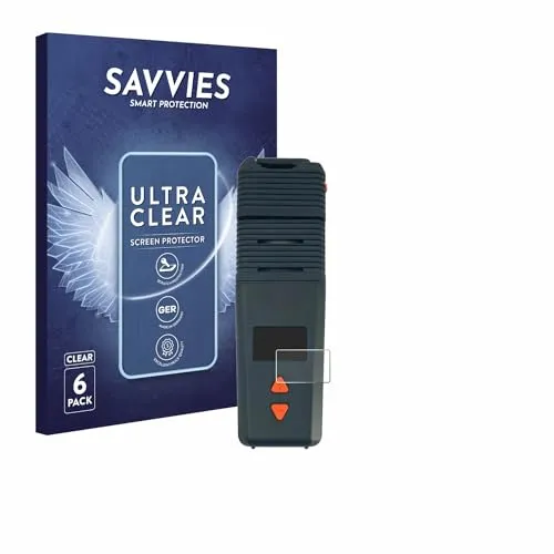 Savvies 6 Stück Schutzfolie für Storz & Bickel Venty Vaporizer Displayschutz-Folie Ultra-Transparent