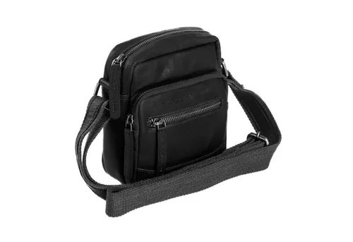 The Chesterfield Brand Bremen Umhängetasche S 17 cm - Schwarz - Damen-Schultertaschen mit optimaler Ordnung für Geldbörse, Schlüssel und Handy. Kompakte Maße: 15 x 18 x 7,5 cm, perfekt für den Alltag.