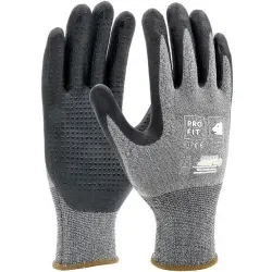 Fitzner HIT Nitrilschaum Feinstrickhandschuh 15554-10 - Arbeitshandschuhe mit hervorragender Passform, abriebfest und rutschsicher, ideal für ölige und feuchte Umgebungen.