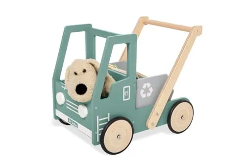 PINOLINO Lauflernwagen Kipplaster Fred – Sicherer Spielspaß für kleine Bauarbeiter - Der PINOLINO Lauflernwagen 'Kipplaster Fred' mit Bremssystem und kippbarer Mulde fördert spielerisch die ersten Schritte. Ideal für Kinder von 1 bis 6 Jahren, sorgt er für sicheres Laufenlernen und viel Freude beim Transportieren ihrer Lieblingsspielzeuge.