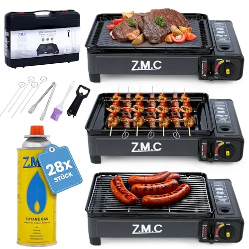 Z.M.C 2-in-1 Campingkocher & Gasgrill von Z.M.C