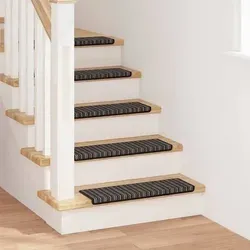 vidaXL Selbstklebende Treppenschoner Anthrazit 15 Stück - 15 strapazierfähige Treppenmatten aus 100% Polypropylen, rutschfest und schallabsorbierend. Ideal für Flure und Wohnzimmer, bieten sie Sicherheit und schützen deine Treppe vor Abnutzung.