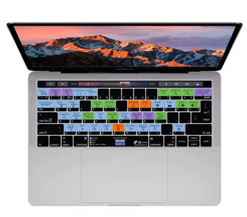 Tastatur-Abdeckung Shortcuts Cover Schutz für Apple mac-OS MacBook Pro 13