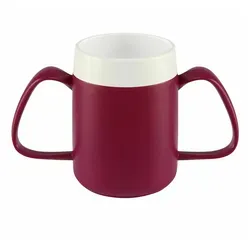 RUSSKA Trinklernbecher Ornamin 2-Henkel-Becher mit Trink-Trick Modell 815