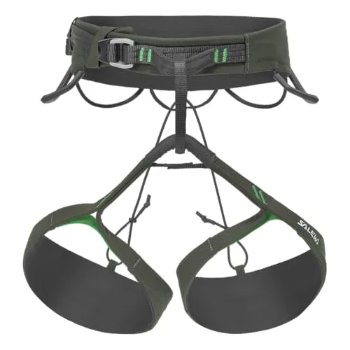 Salewa Herren Agner Klettergurt XL - Oliv - Leichter Allround-Klettergurt für Fels, Schnee und Eis mit ergonomischer Passform für maximalen Komfort.