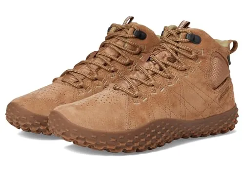 Merrell Wrapt Mid WP Women UK 8 - Wasserdichte Wanderschuhe in Tobacco - Wanderschuhe mit wasserdichter Membran, atmungsaktiv und optimal anpassbar durch Schnürsystem. Ideal für Naturfreunde, die Barfußgefühl und Stabilität suchen.