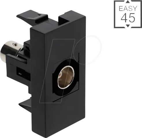 DELOCK 90960 - Easy 45 BNC Buchse zu BNC Buchse schwarz