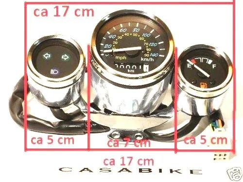 Roller Tacho Tachometer 125ccm Tachoeinheit Cockpit Motorroller Retro Nova