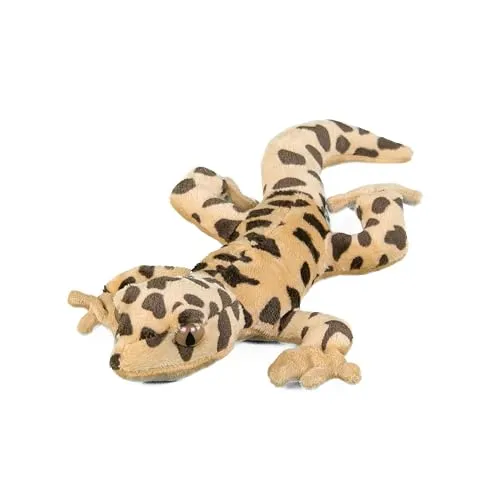 Teddys Rothenburg Kuscheltier Leopardgecko beige/braun 27 cm Plüschgecko Plüschtier