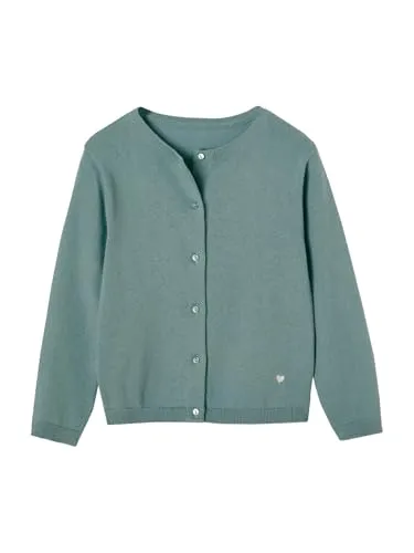 Vertbaudet Mädchen Strickjacke Basics smaragdgrün 110