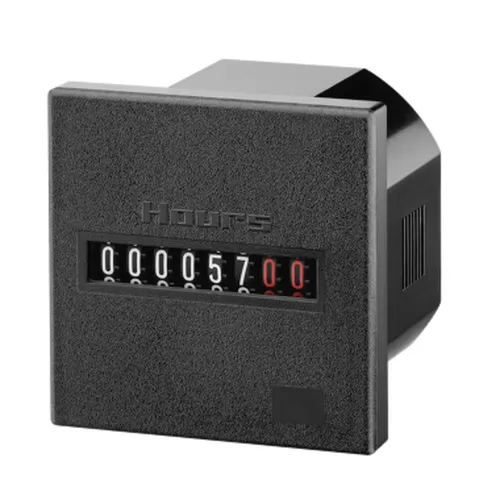 Kübler Automation H57 Betriebsstundenzähler 3.220.401.075 - Elektrische Messgeräte, analoges Einbau-Messgerät mit optisch vergrößerten Ziffern und Betriebstemperatur von -15 bis +50 °C für präzise Messungen.