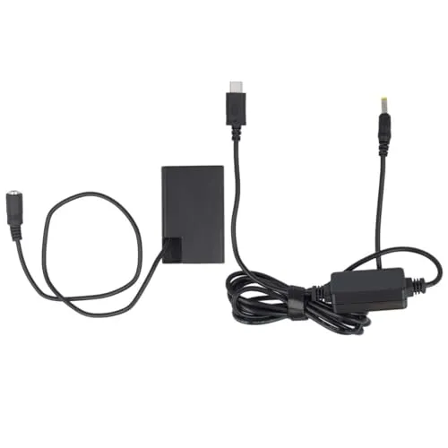 DC-Kuppler + PD USB Typ-C Adapter Set - kompatibel mit Pentax D-DC128 - D-Li109