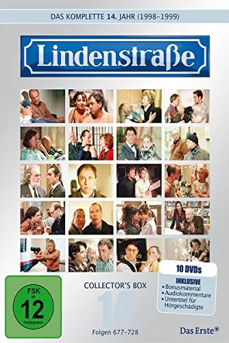Lindenstraße - Das komplette 14. Jahr (Collector's Box, 10 DVDs) - Filme, spannende Episoden der Kultserie auf 10 DVDs, ideal für Fans und Sammler!