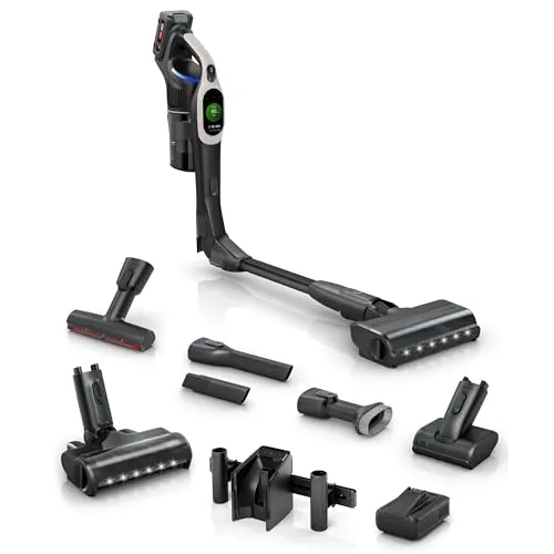 Bosch Akku-Staubsauger Unlimited 10 BKS1051GQC - Handstaubsauger mit MicroClean Technology für perfekte Sauberkeit, HEPA-Filter für Allergiker, inkl. vielseitigem Zubehör und 10 Jahren Motorgarantie.