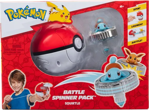 Jazwares pokémon kampf spinner spiel - squirtle pokéball