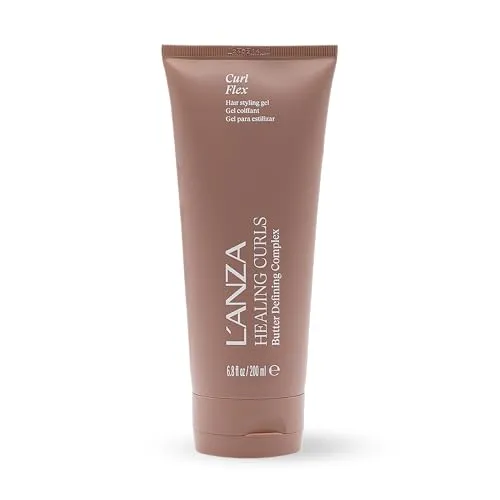 Lanza Haarfestiger Healing Curl Flex Gel 200 ml - Haarstyling-Produkt für flexible Locken, 200 ml, bietet starken Halt und pflegt das Haar gleichzeitig.