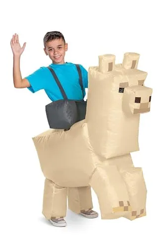 Minecraft 124349L-15L Llama Ride-ON aufblasbar (Kind), Multi, Einheitsgröße