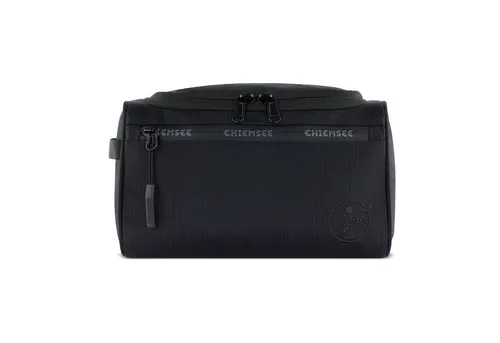 Chiemsee Kulturbeutel Light N Base, Black - Reisetaschen – leichter Kulturbeutel aus 100% Polyester mit praktischem Tragegriff, ideal für Reisen und unterwegs.