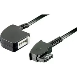 Basetech Telefon (analog) Verlängerungskabel [1x TAE-F-Stecker