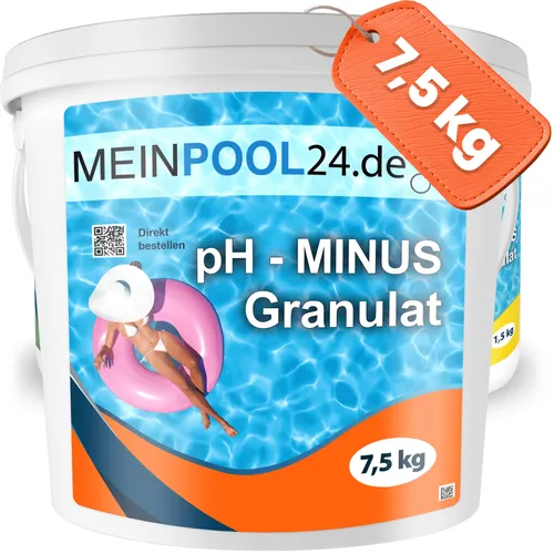 pH-Senker Granulat Pool Schwimmbad pH-Minus Senkergranulat Wasserpflege 7,5 kg