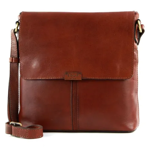 Saddler Umhängetasche - Oslo Modell - Umhängetasche aus 100% Rindsleder, stilvoll und geräumig mit verstärktem Boden für optimale Standfestigkeit. Ideal für modebewusste Träger.