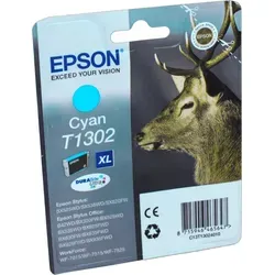 greenline Tintenpatrone für Epson C 13 T 13024010 T1302 - cyan, 10 ml, kompatibel mit Stylus Office und WorkForce Druckern